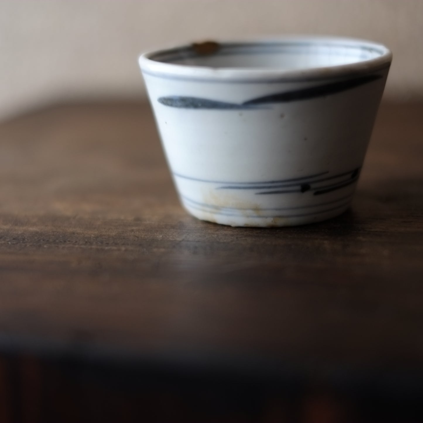 古伊万里 山水図蕎麦猪口 くらわんか (江戸後期)