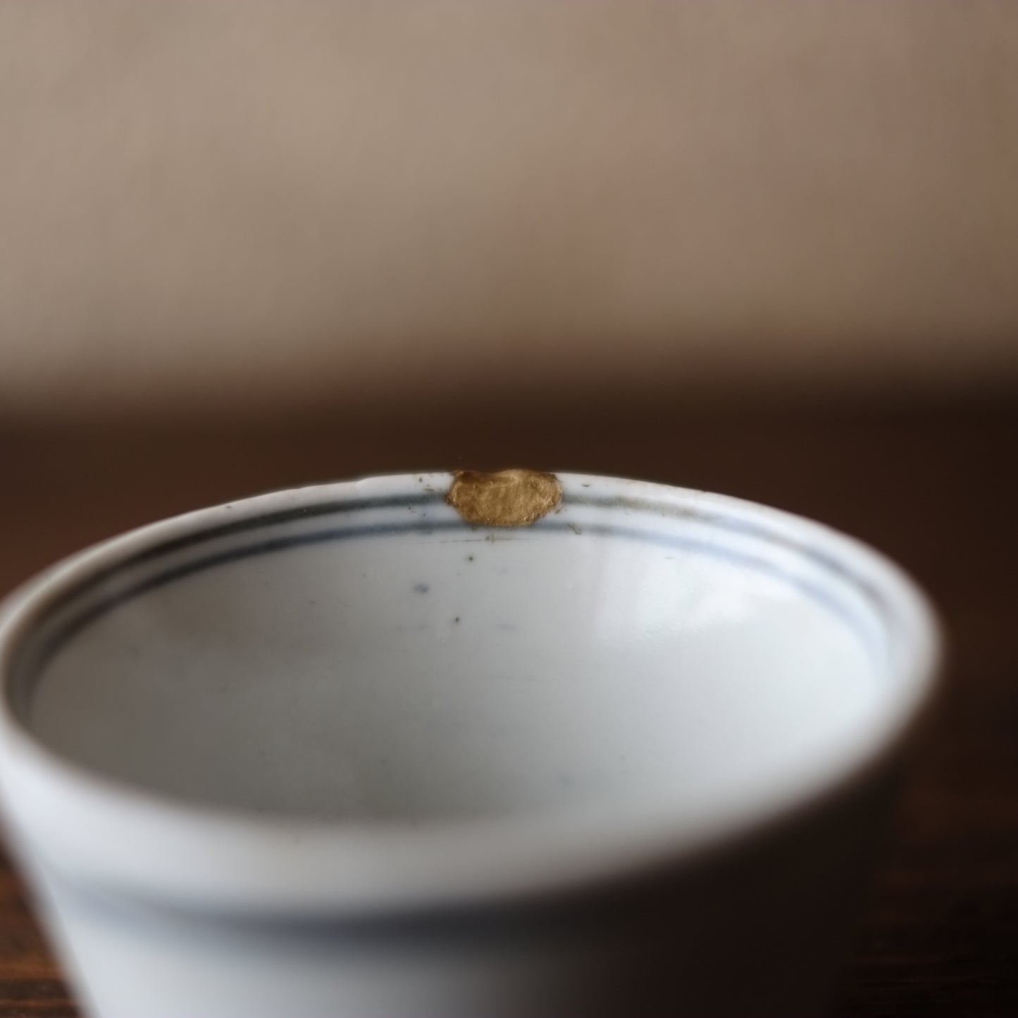 古伊万里 山水図蕎麦猪口 くらわんか (江戸後期)