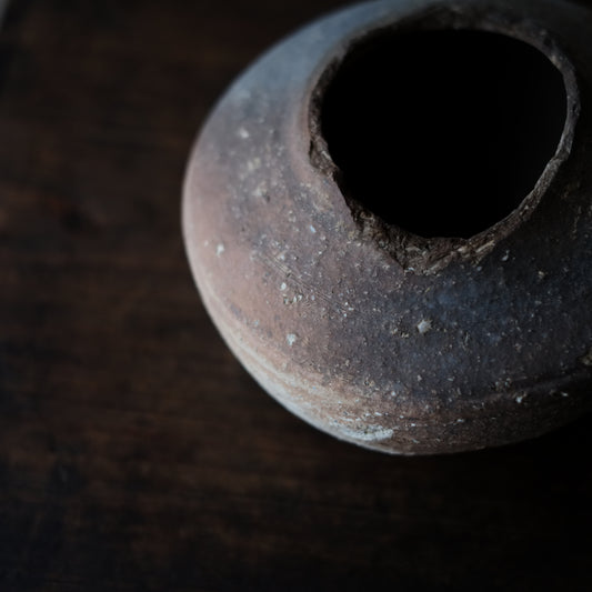 半身代り 須恵器 短頸壺 花入 (古墳時代)