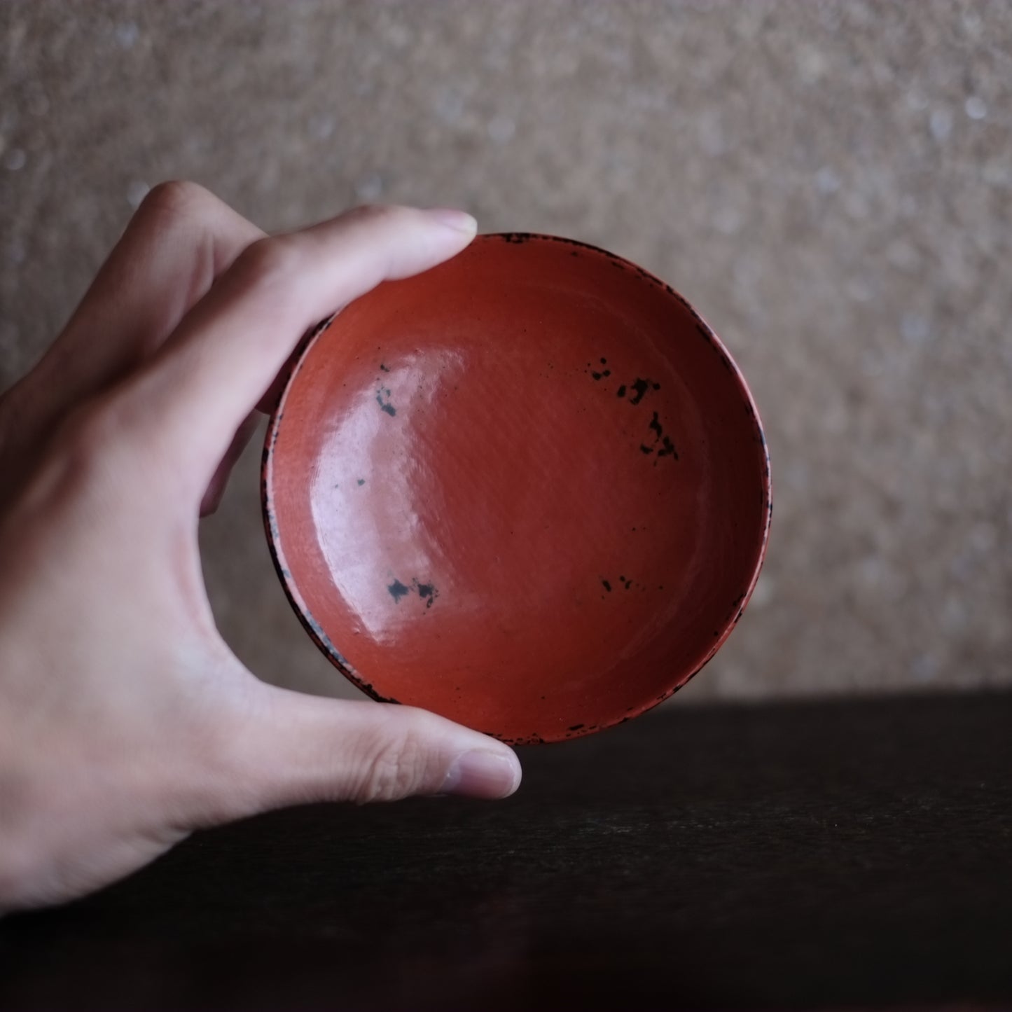 時代 根来平盃 A(江戸前期頃)