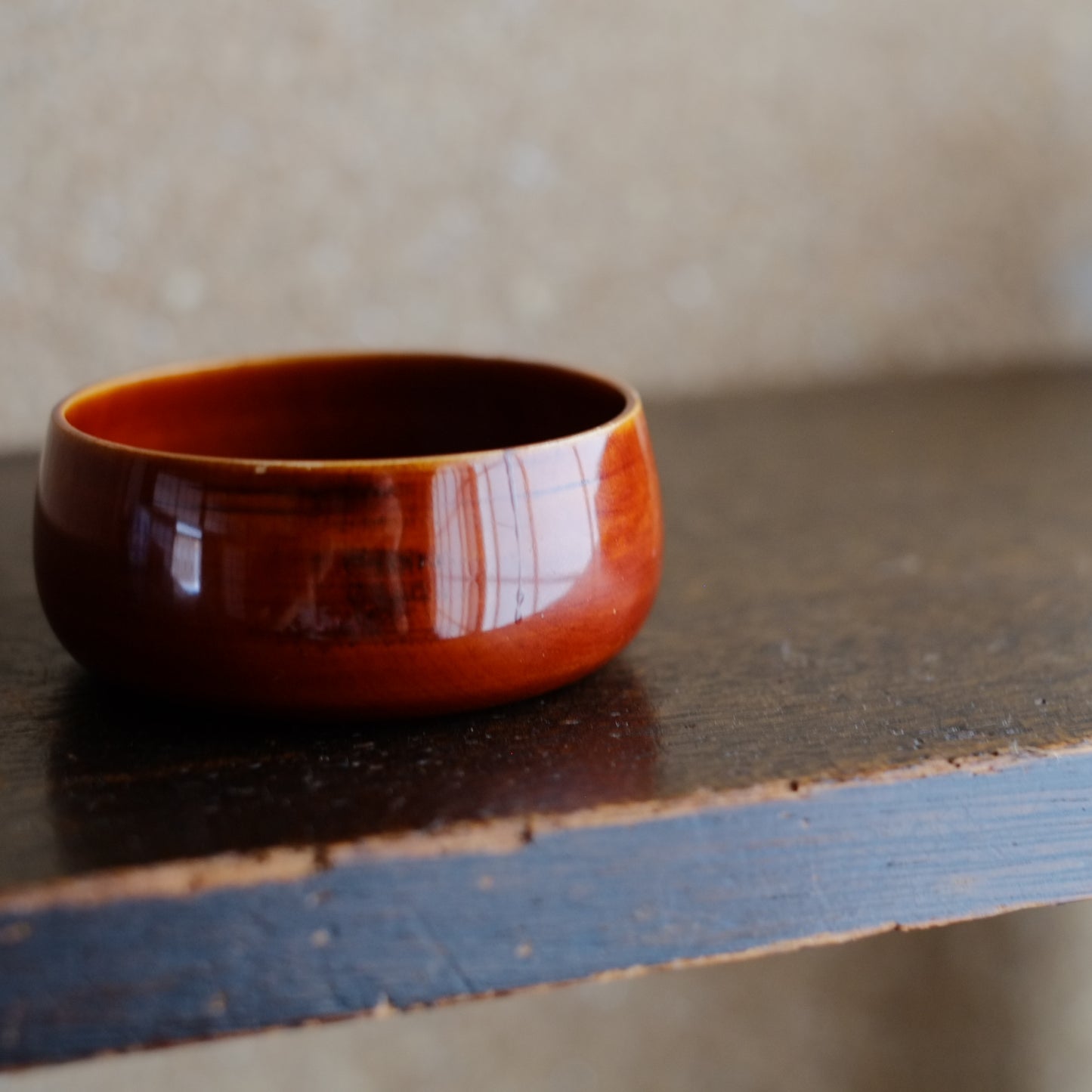 時代 飛騨黄春慶塗 袴 小鉢 (大正〜昭和初期)