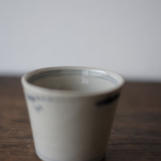 太白手 山水図 蕎麦猪口 (江戸時代)