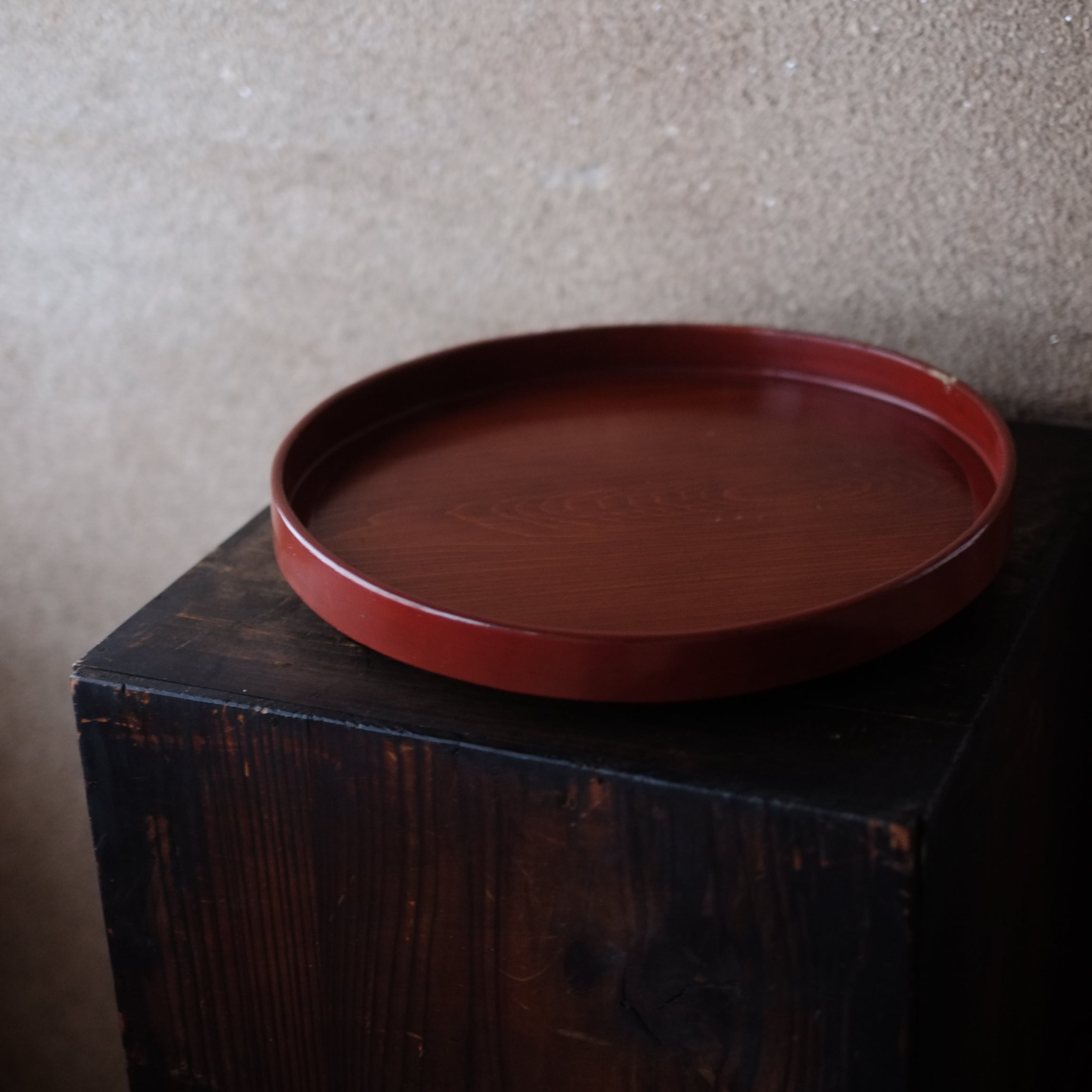 骨董 お盆 お膳 木製 漆器 あけぼの トレイ 角盆 5つ - メルカリ