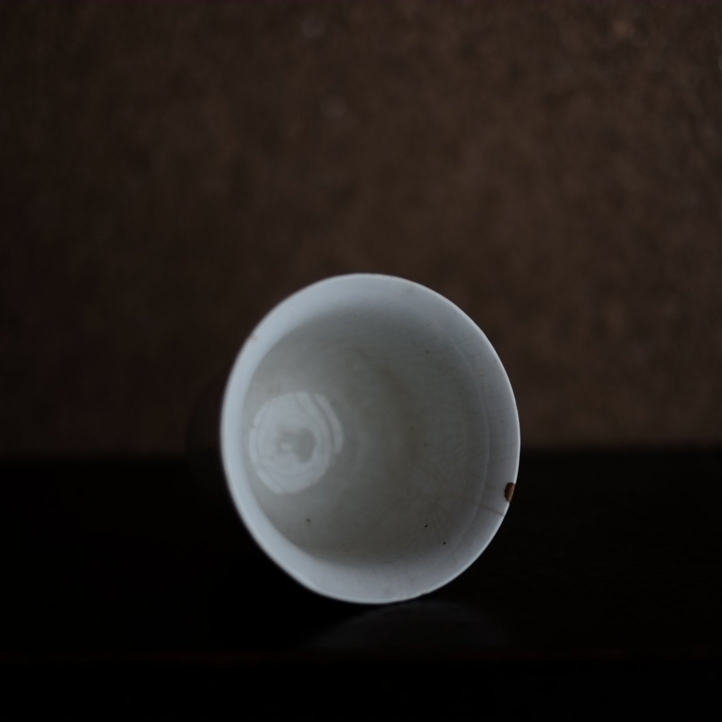古伊万里 広東形 雁松文 蕎麦猪口(江戸時代)