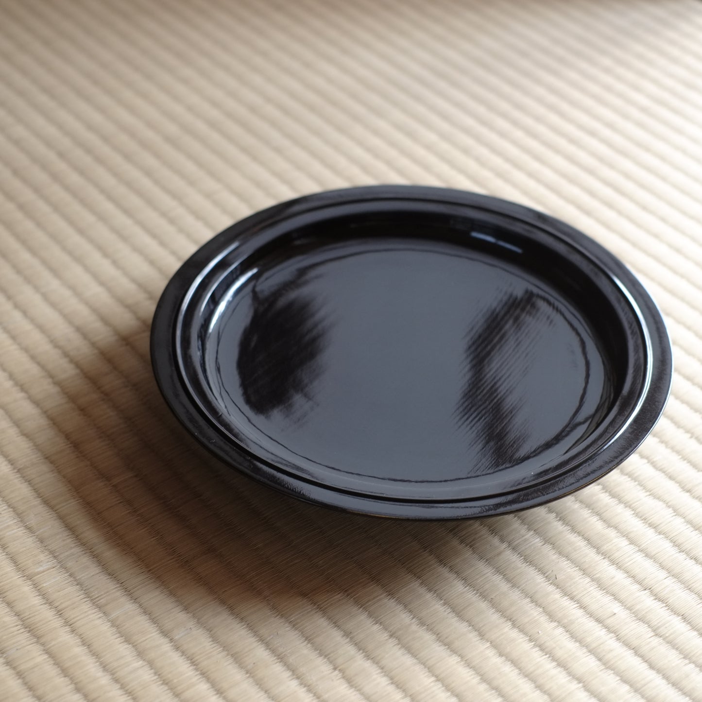 黒根来 布着菓子盆 時代箱付(江戸時代)