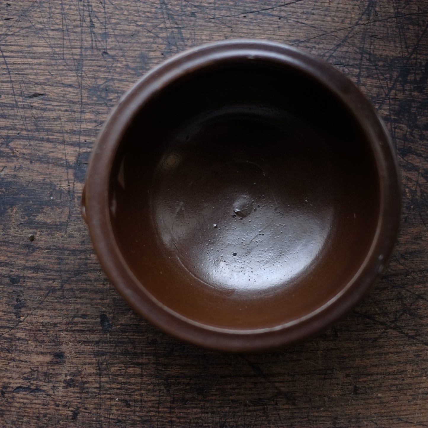 時代 柿釉 片口鉢 (幕末-明治頃)