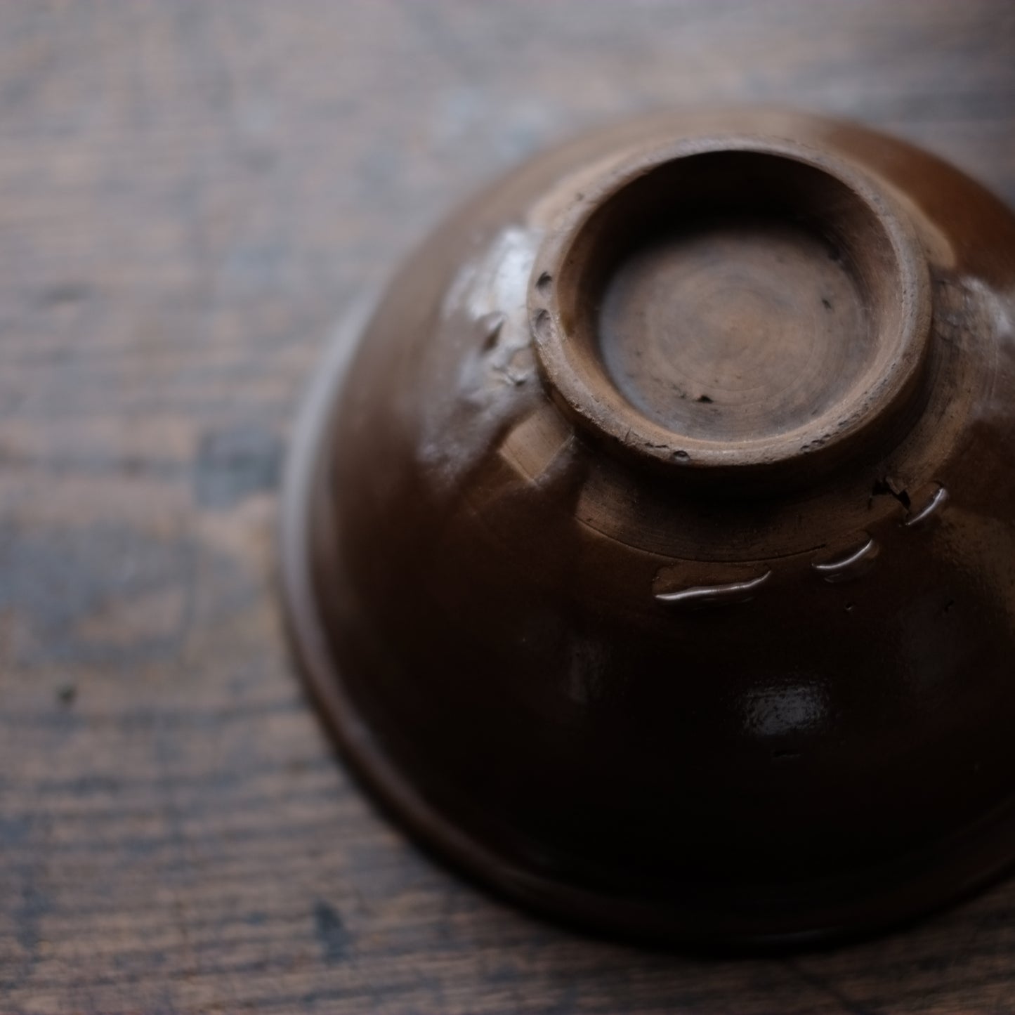 時代 柿釉 片口鉢 (幕末-明治頃)