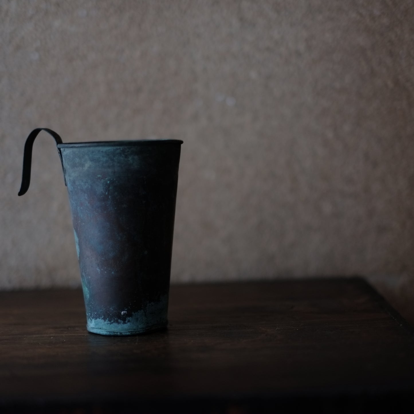 時代 緑青銅器 銚釐 (明治-昭和初期)