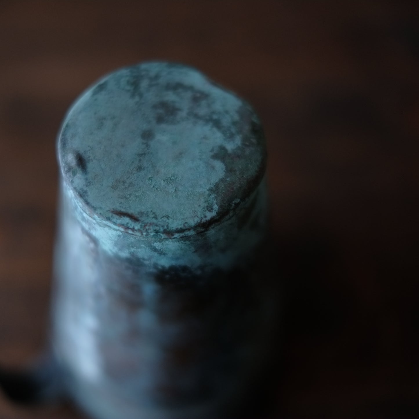 時代 緑青銅器 銚釐 (明治-昭和初期)