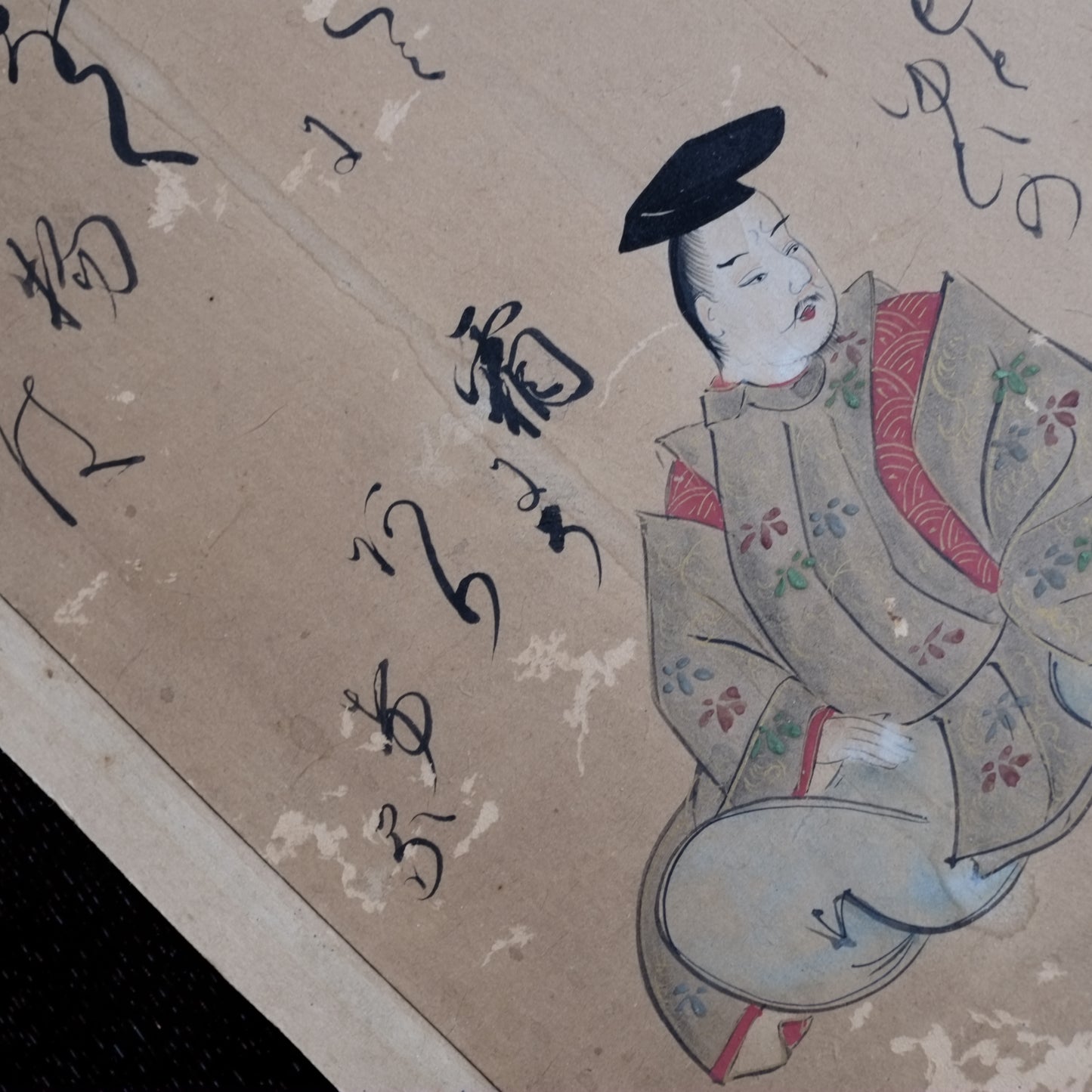 肉筆彩筆 三十六歌仙絵色紙 平兼盛 (江戸時代)