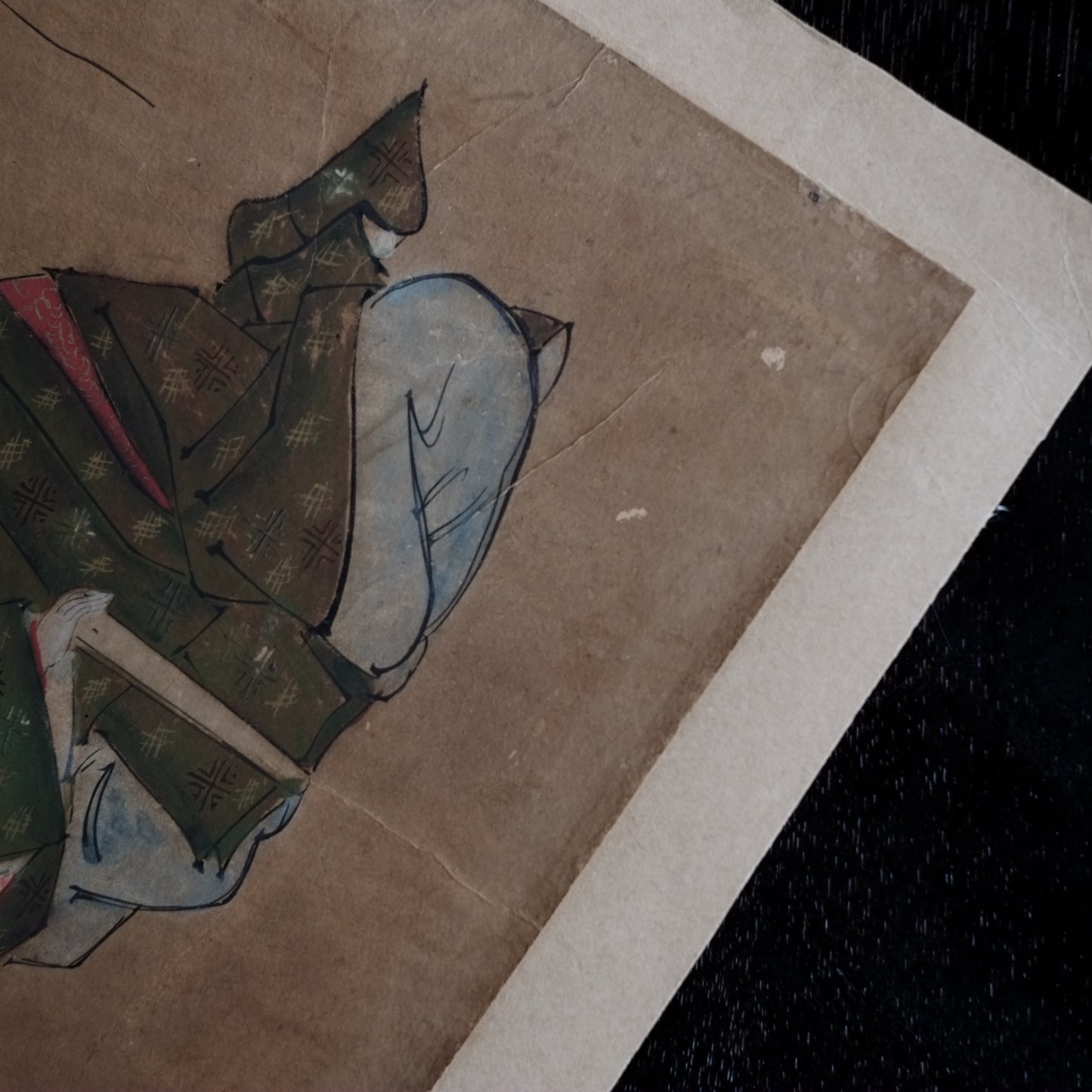肉筆彩筆 三十六歌仙絵色紙 大中臣能宣 (江戸時代)