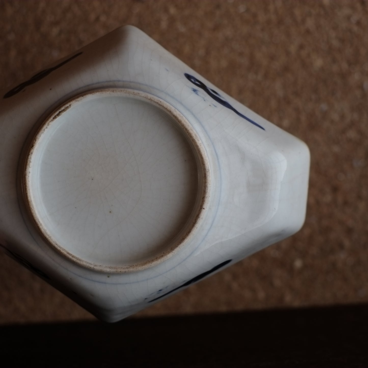 時代 大聖寺伊万里 色絵金襴 菱皿(明治時代)