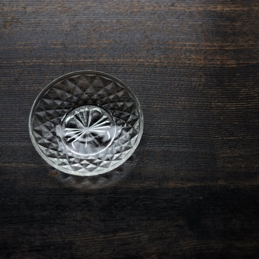 時代 和ガラス 小皿(大正〜戦前頃)