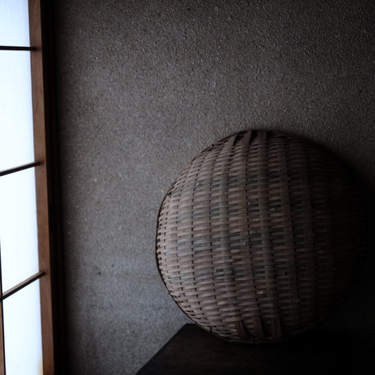 時代 竹編 平ざる (昭和期)