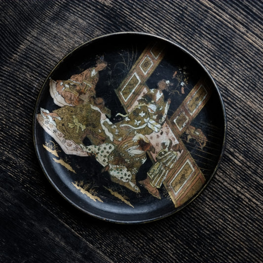 仏アンティーク パピ・エマシェ 平皿 その1 (19世紀)