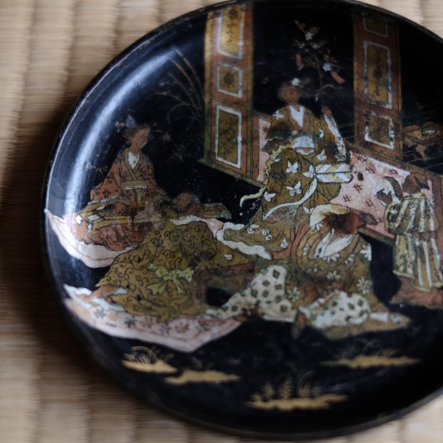 仏アンティーク　パピ・エマシェ　平皿　その1 (19世紀)