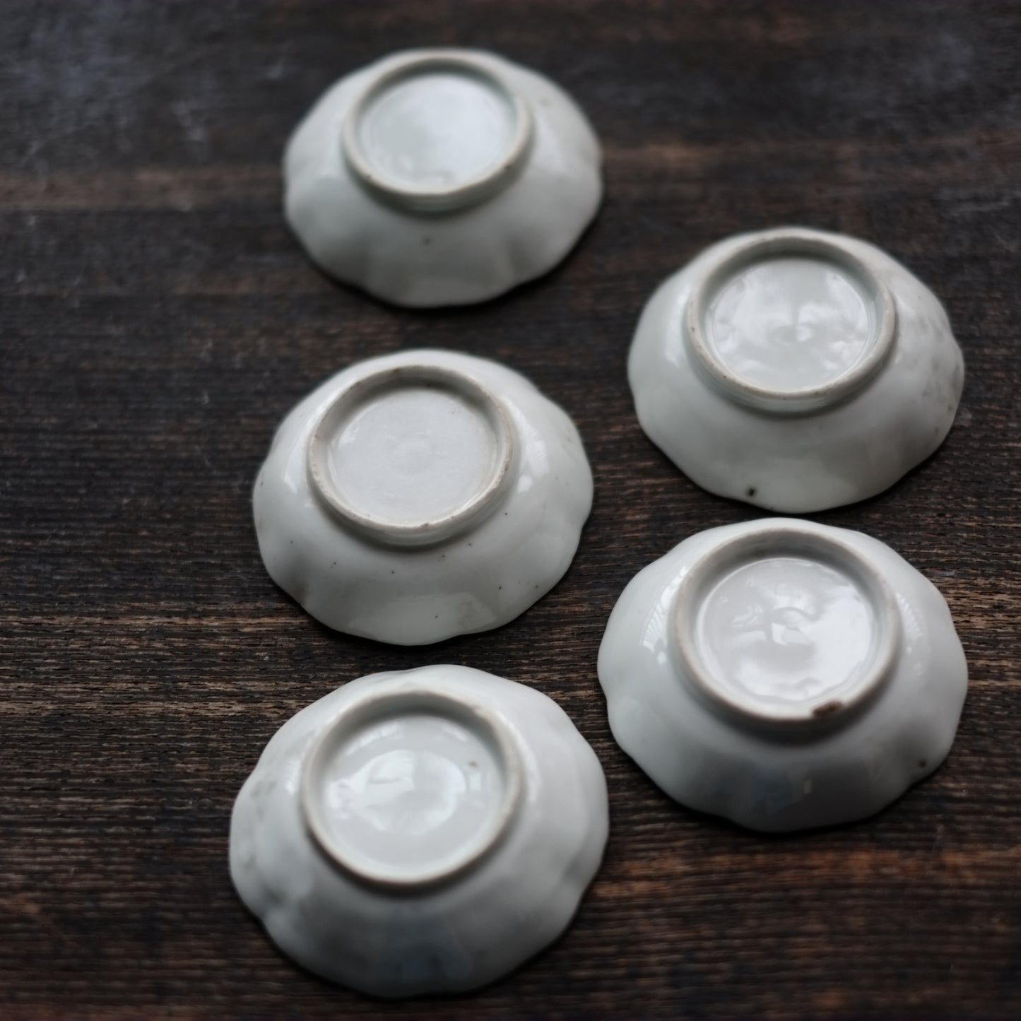 古伊万里　山水図　豆皿（江戸時代）