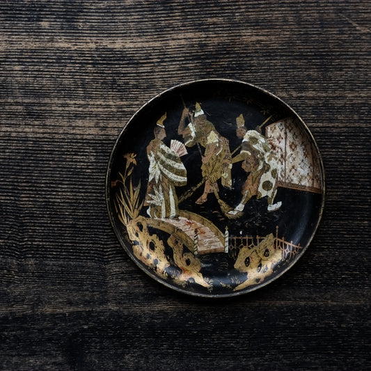 仏アンティーク　パピ・エマシェ　平皿　その2(19世紀)