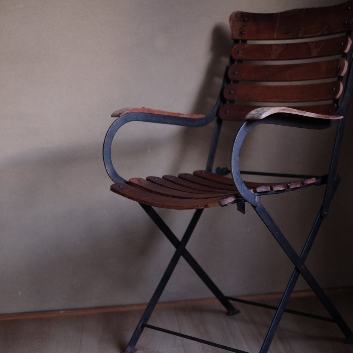 French VINTAGE アイアンウッドチェア　(1900-1950's)