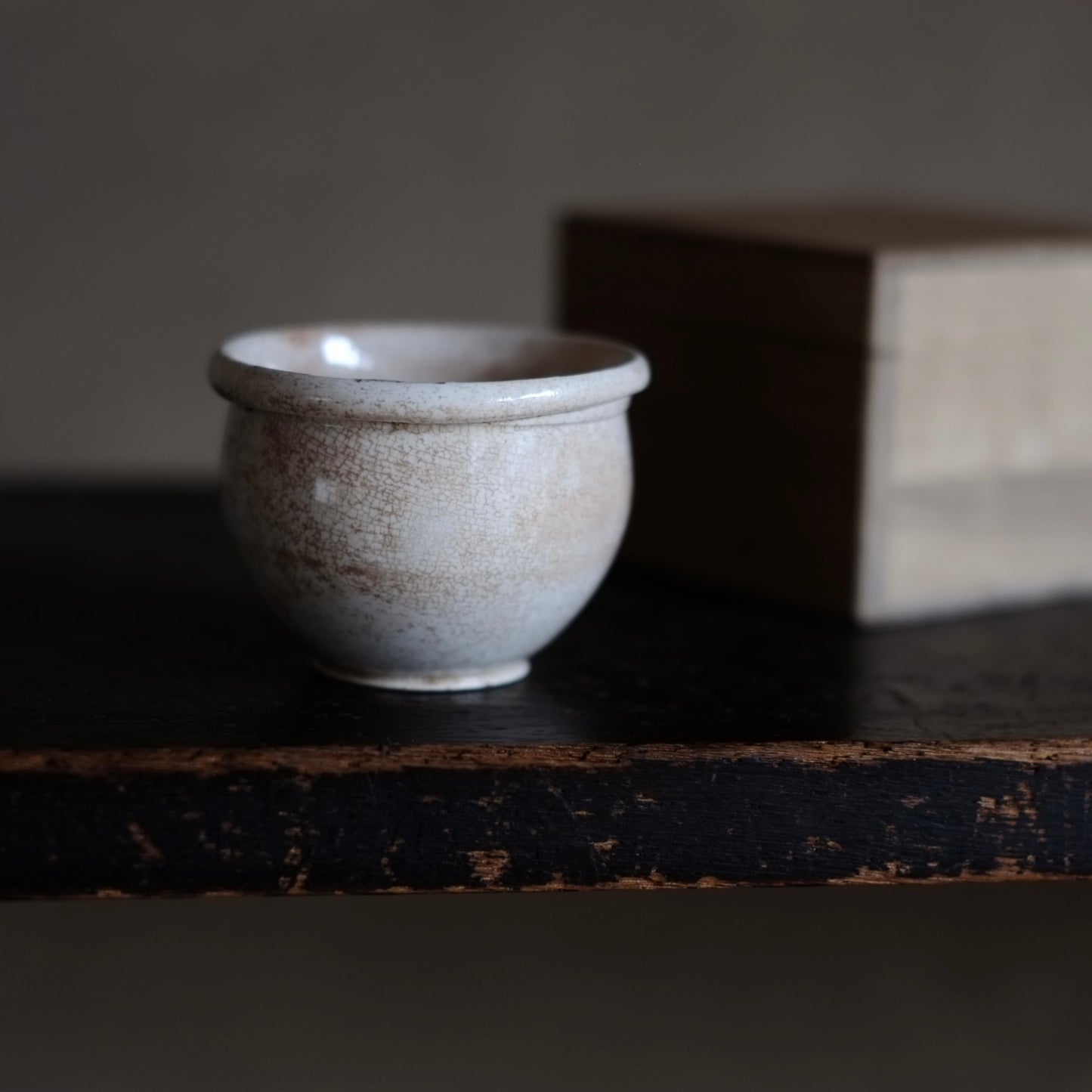 時代　欧州軟膏入　盃　(18-19世紀)