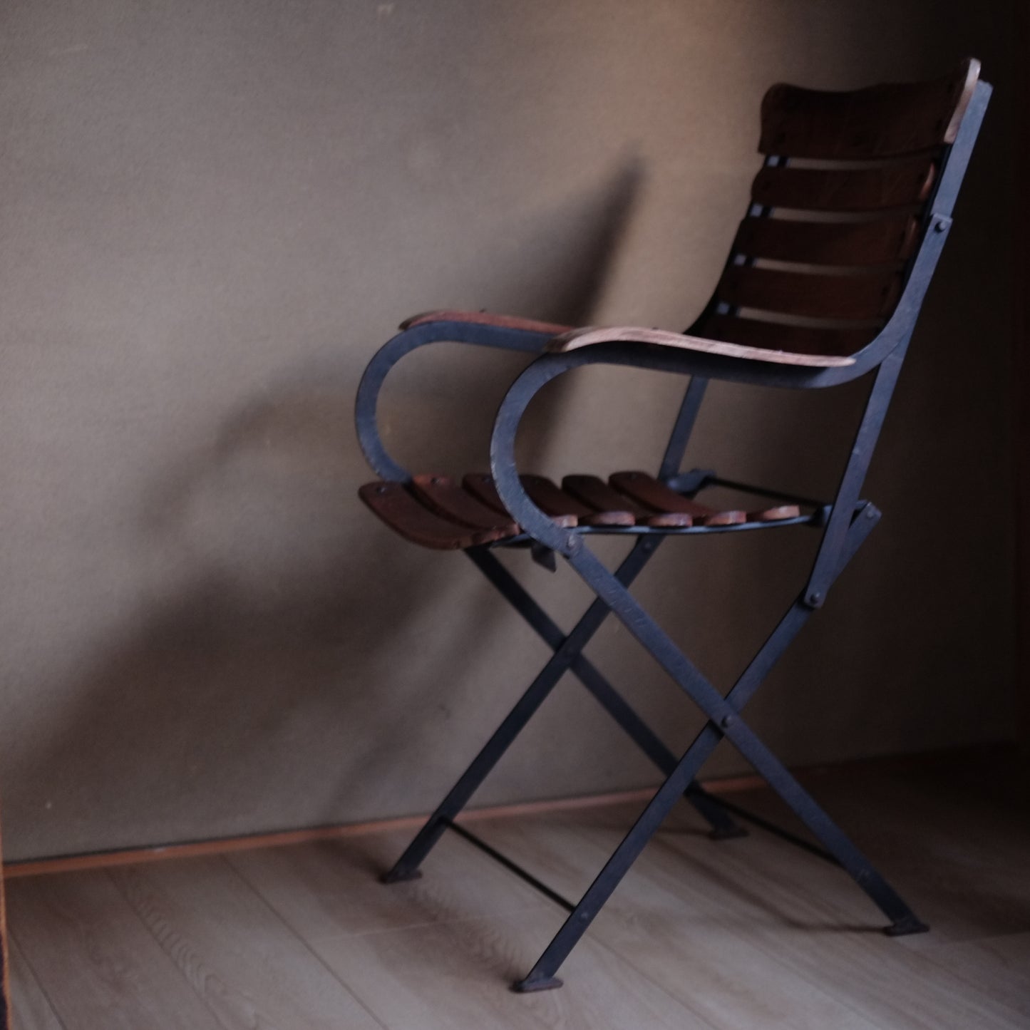 French VINTAGE アイアンウッドチェア　(1900-1950's)