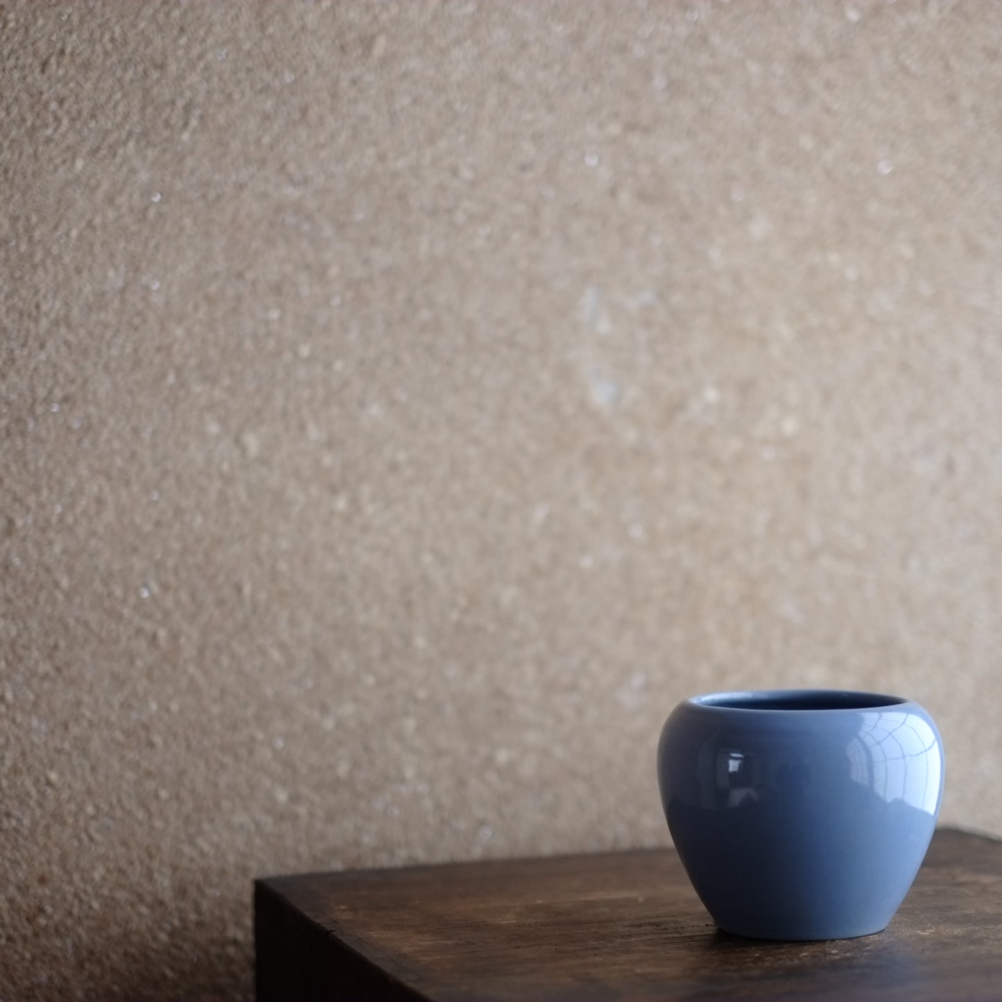 時代　薄青釉　小壺・火入　(明治期頃)