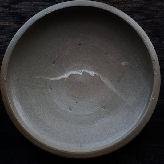 時代 石見焼 石皿 (明治-昭和初期)