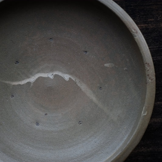 時代 石見焼 石皿 (明治-昭和初期)