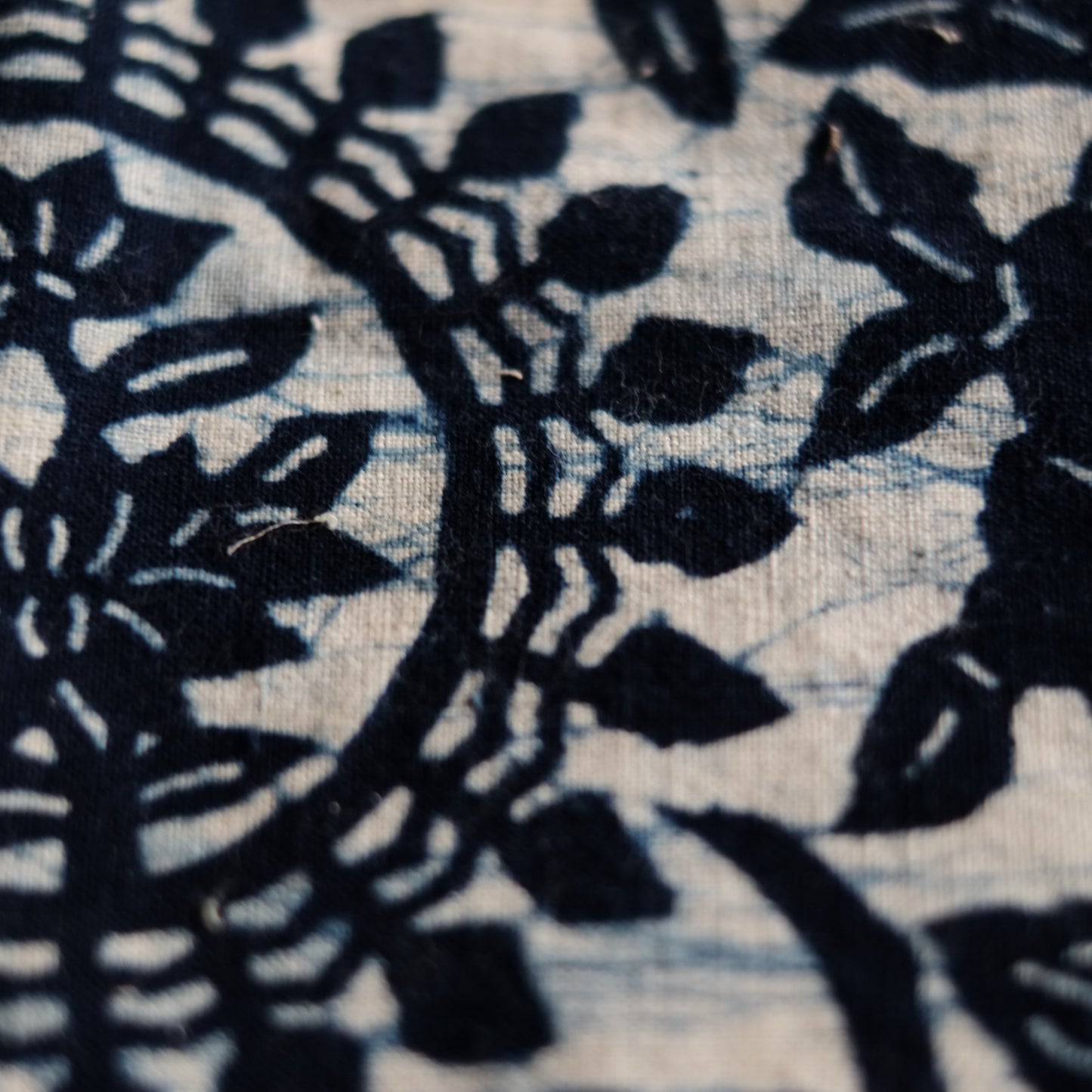 時代　貴州蜡染　藍印花布　　3巾　中国　古布(19-20世紀)