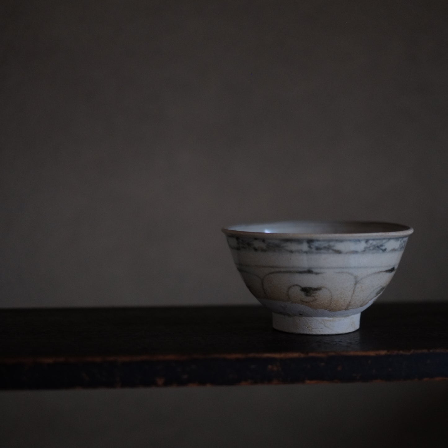 越南　安南染付　茶碗　(15-16世紀　後黎朝)