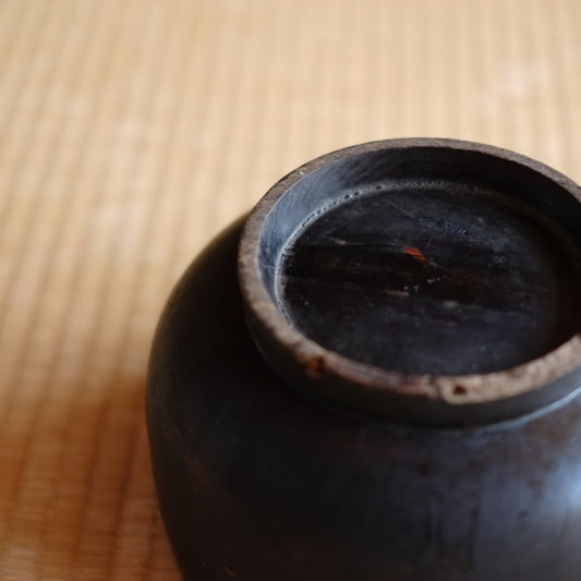 時代 内朱外黒漆塗 片口 (江戸時代 18-19世紀)