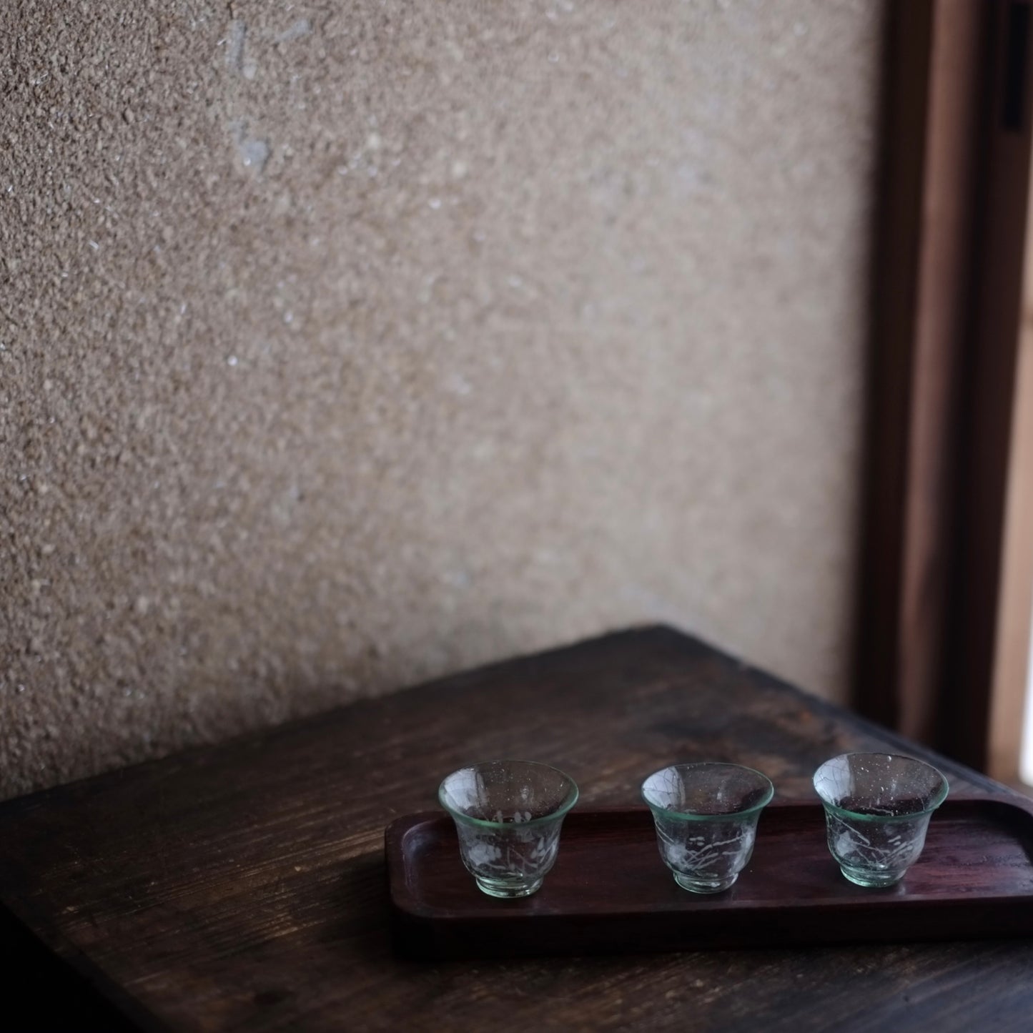 時代　長角刳抜木地盆　(大正-昭和頃)