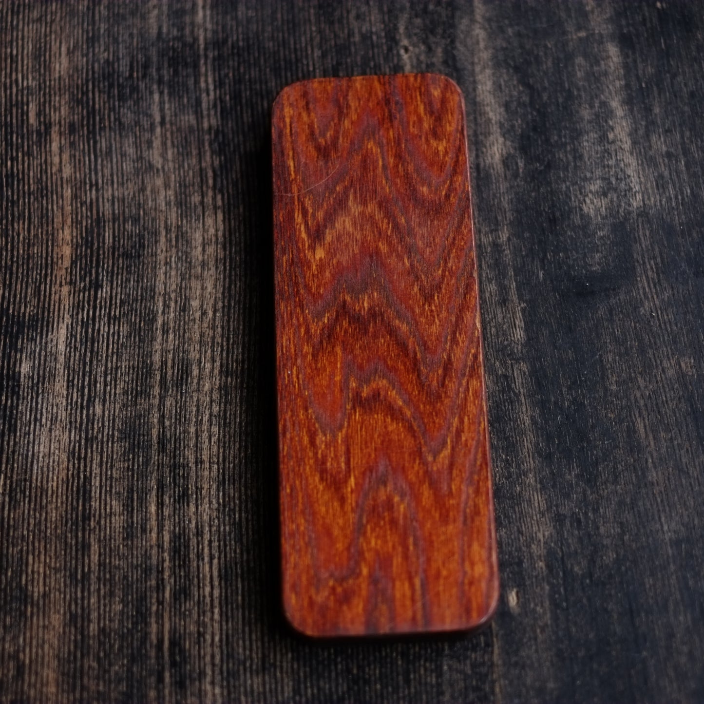 時代　長角刳抜木地盆　(大正-昭和頃)