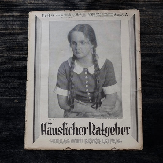 Häuslicher Ratgeber 　ドイツ　服飾誌　（1920's）