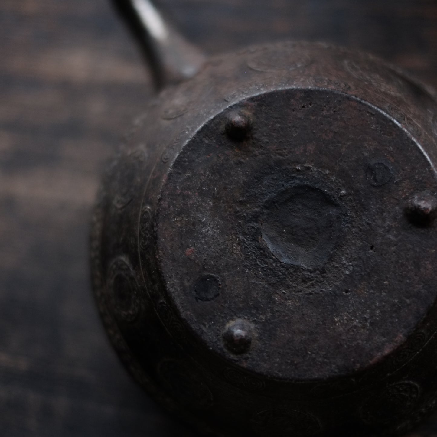 時代　研出蒔絵蓋　鉄銚子　対　燗鍋　時代箱付 (江戸時代)