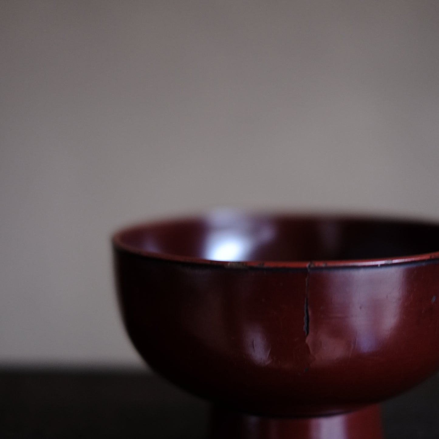 時代　能登方面　赤色漆塗椀　(江戸時代18-19世紀)