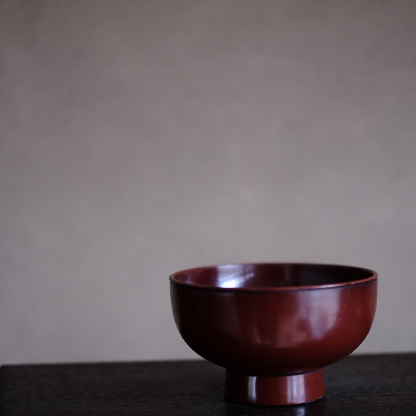 時代　能登方面　赤色漆塗椀　(江戸時代18-19世紀)