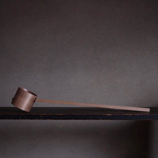 時代　白木　樺綴曲木柄杓