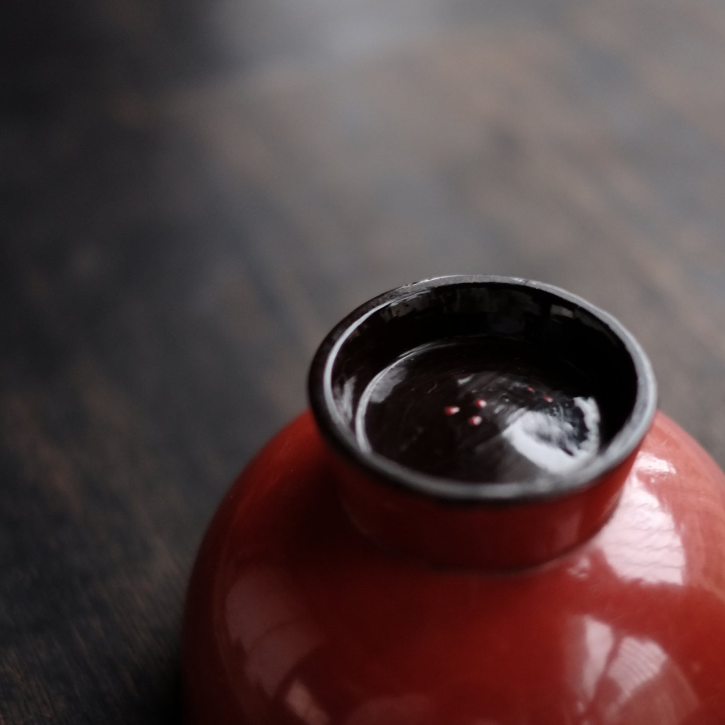 時代　古能登・古輪島塗朱椀　（江戸時代17-18世紀）