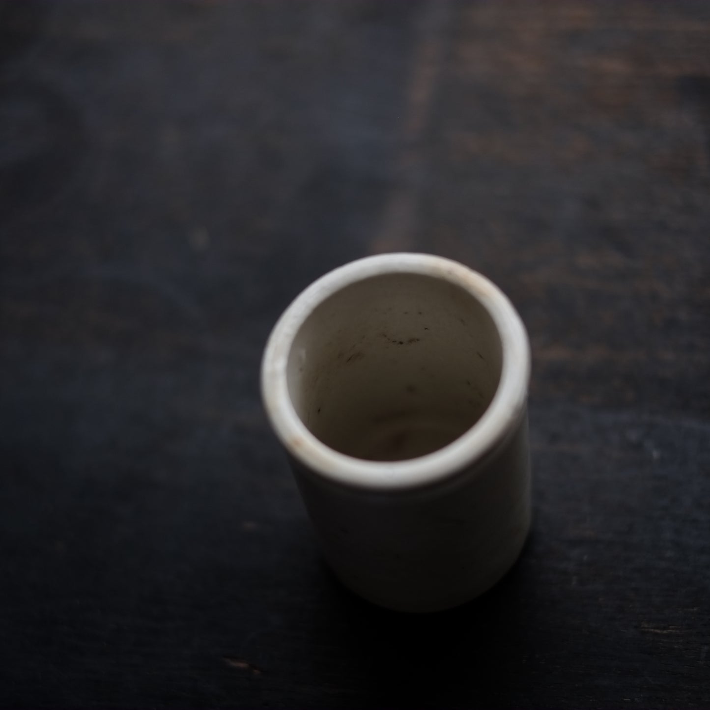 時代　イギリス　ストーンウェア　ジャムポット(19世紀末-20世紀半)