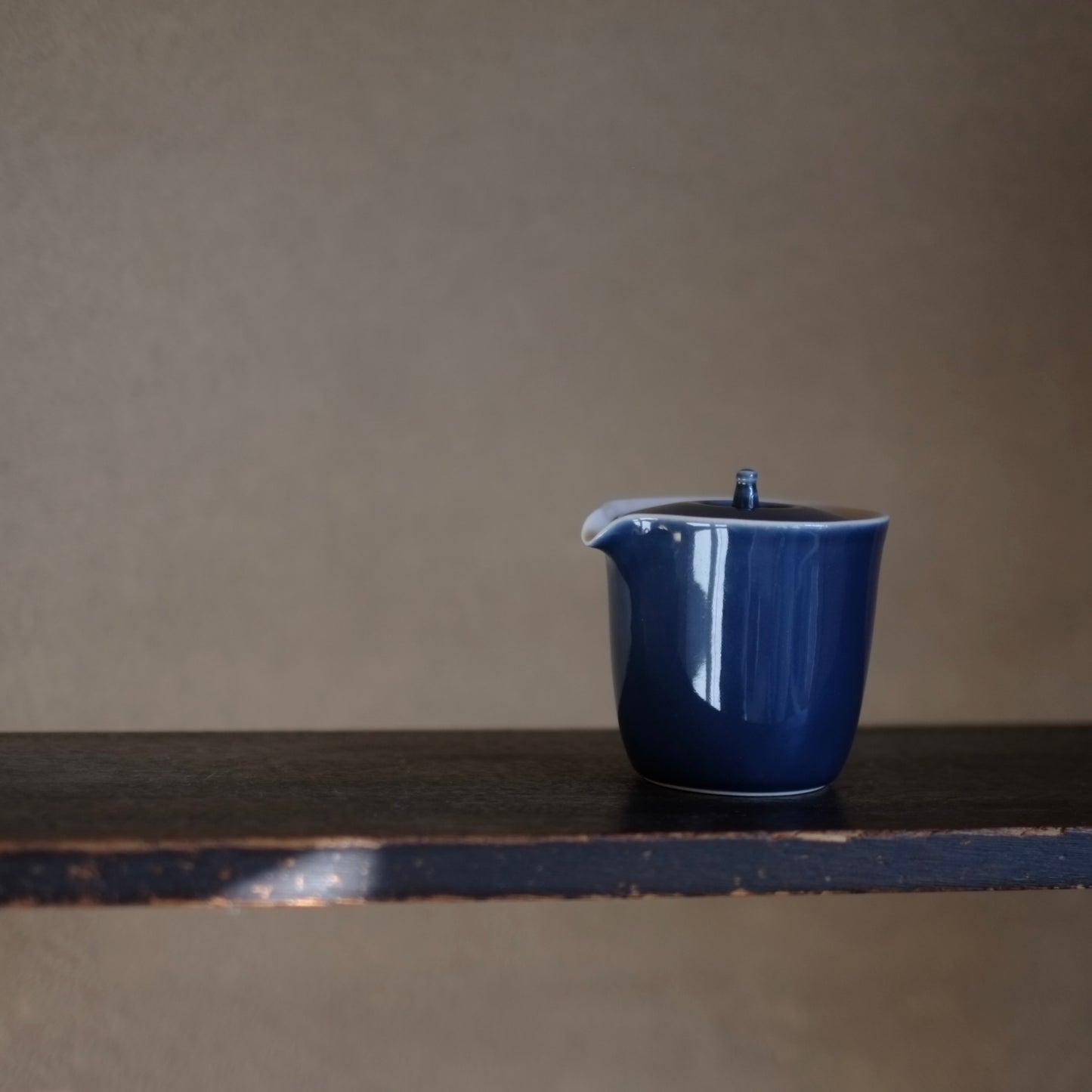 時代　瑠璃釉宝瓶　茶杯　茶器セット (昭和期)