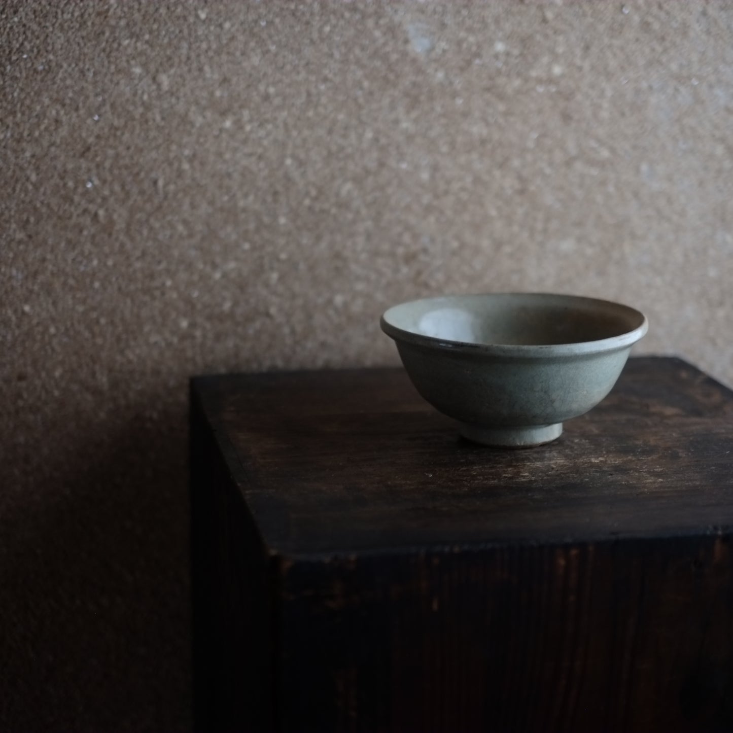 時代　ベトナム古陶　青磁茶碗　（17–19世紀）