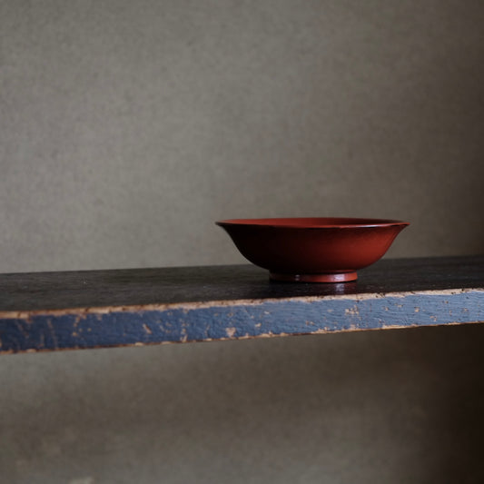 能登根来 根来端反小椀 (江戸時代)