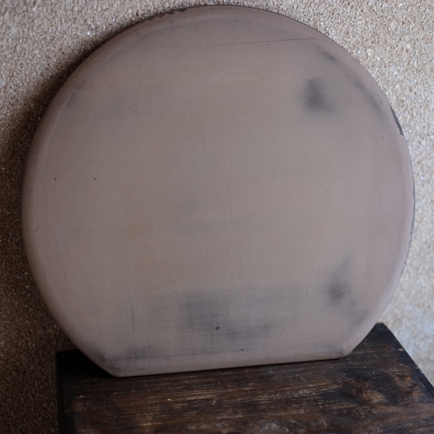 時代　白木半月盆　(20世紀)