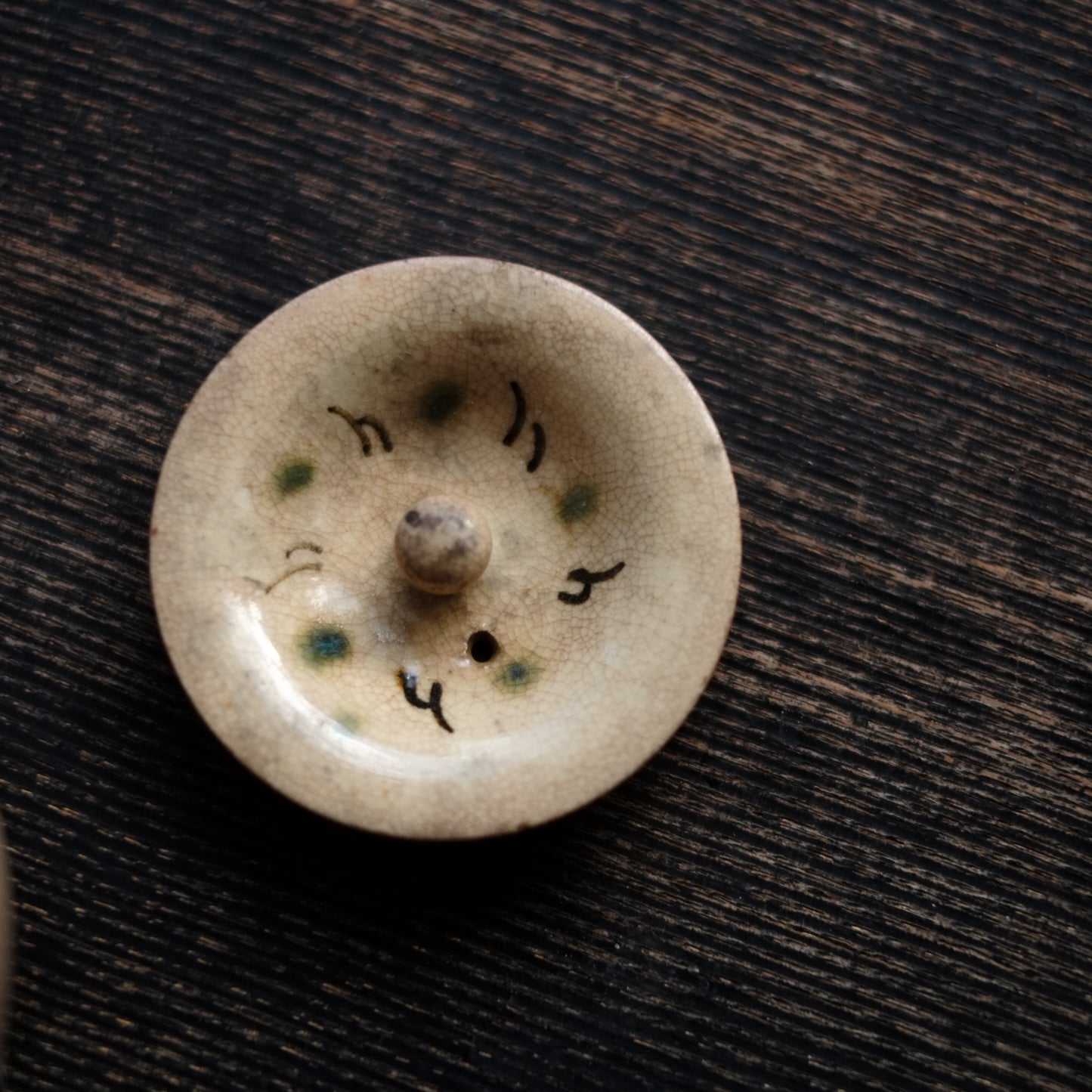 時代　信楽焼汽車土瓶　茶急須　（明治末-大正初)