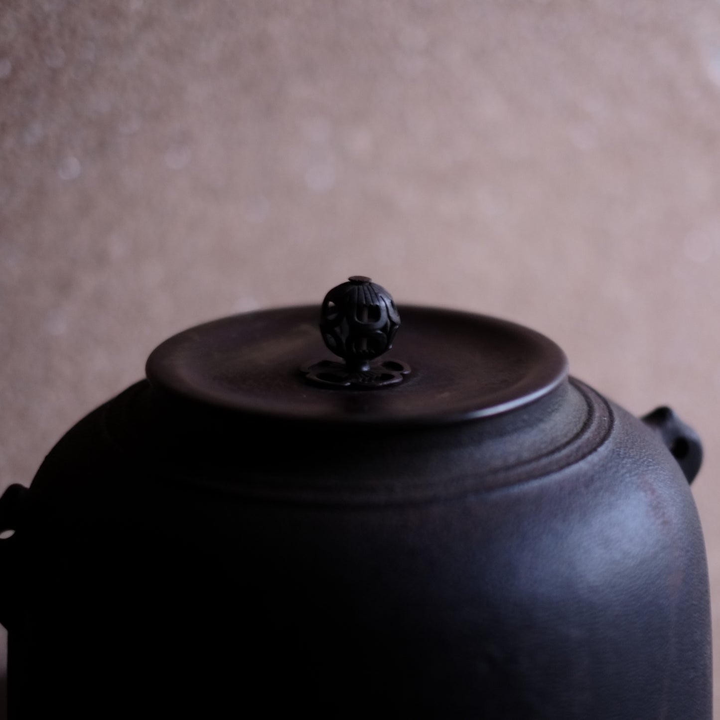 時代　霙肌茶釜