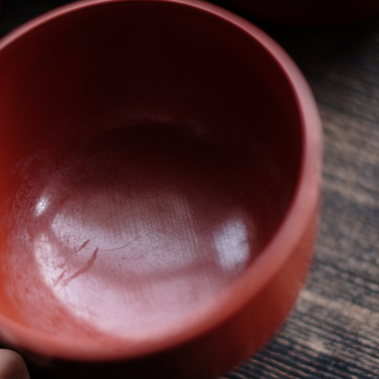 時代　吉野地方　根来蓋付壺椀　5客セット　A　(江戸時代)