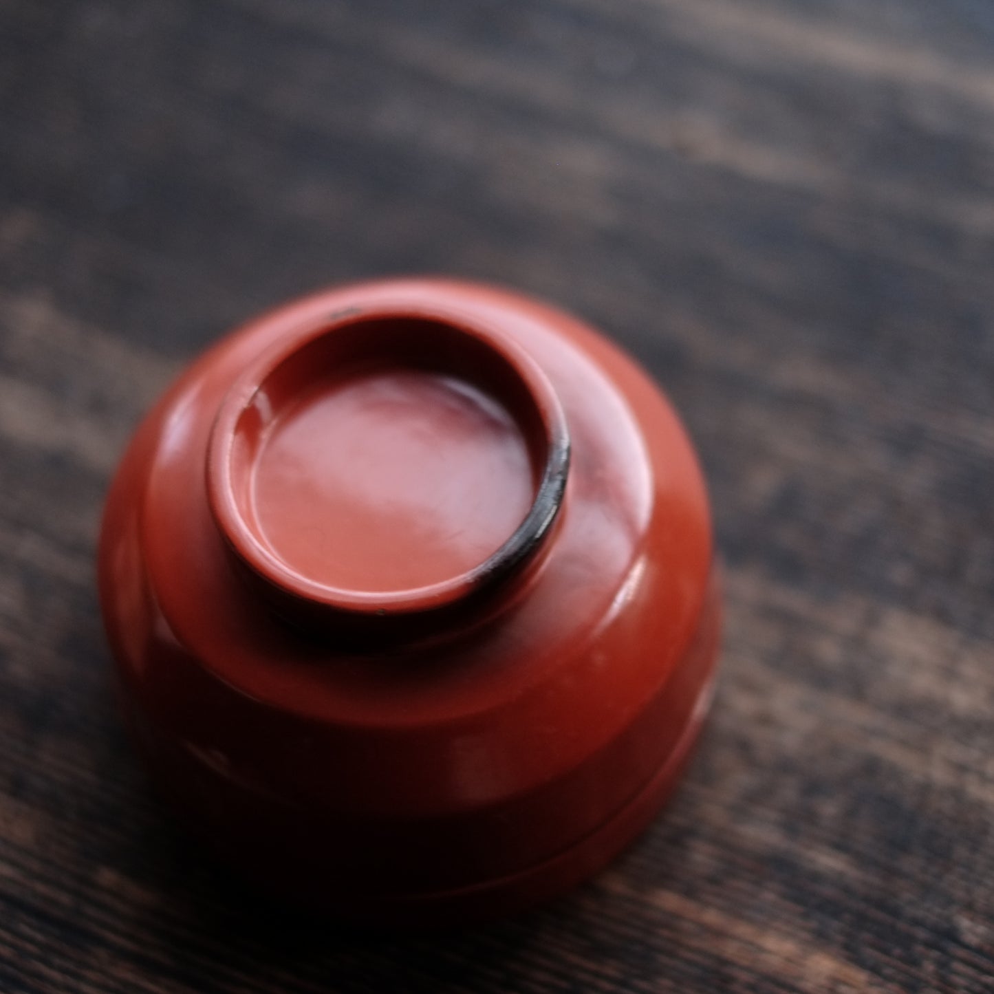 時代　吉野地方　根来蓋付壺椀　5客セット　A　(江戸時代)