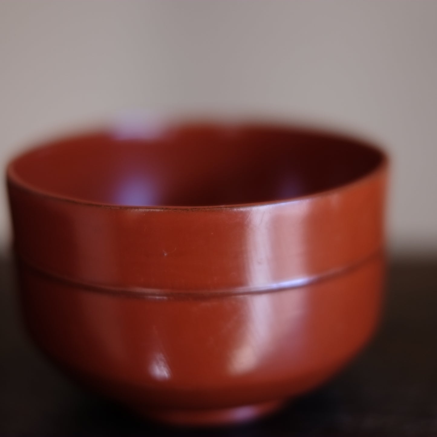 時代　吉野地方　根来蓋付壺椀　5客セット　A　(江戸時代)