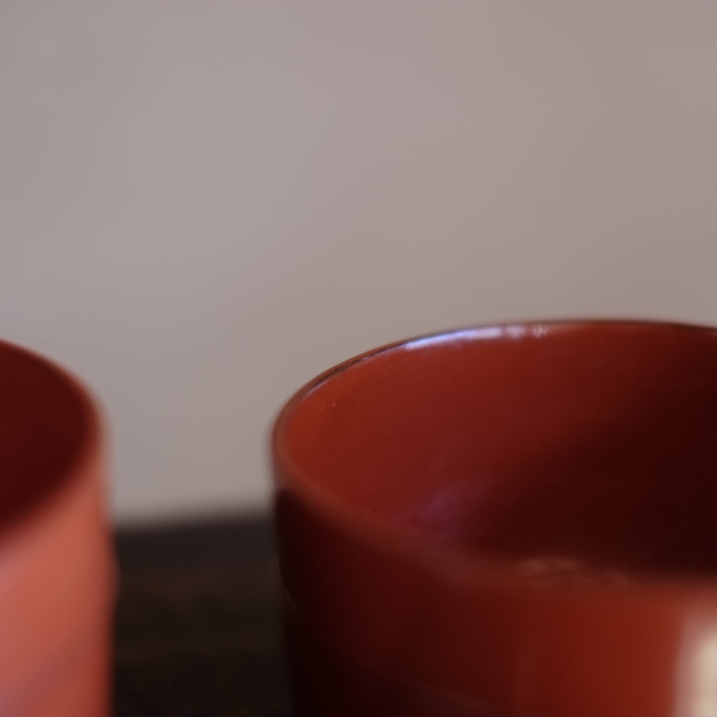 時代　吉野地方　根来蓋付壺椀　5客セット　A　(江戸時代)